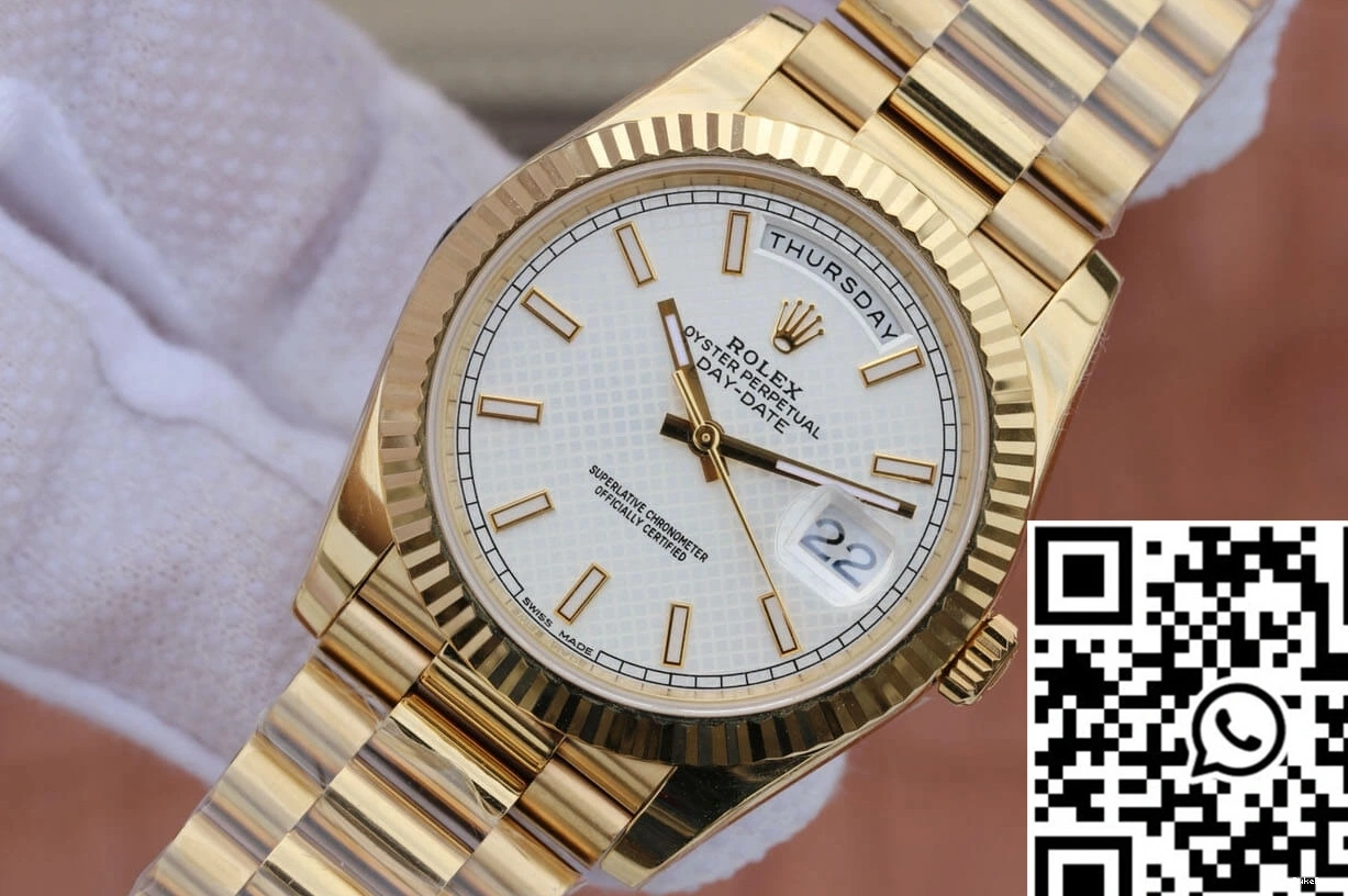 Silver EW Rolex M228238-0008 Factory Dial Day-Date 0731